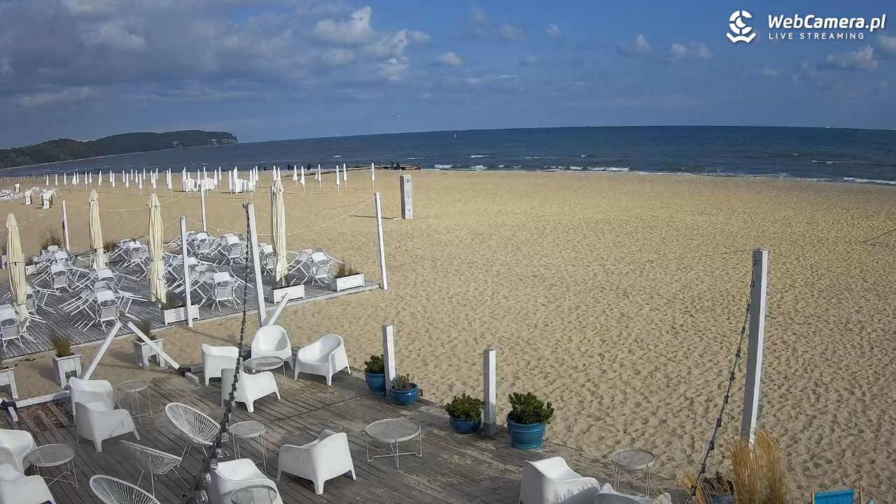 Sopot - widok na plażę NOWOŚĆ - 01 październik 2025, 10:39