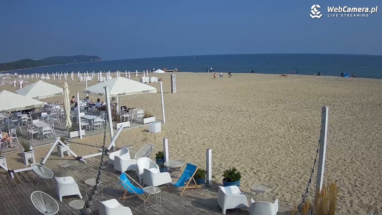 Sopot - widok na plażę NOWOŚĆ - 02 wresień 2025, 10:34