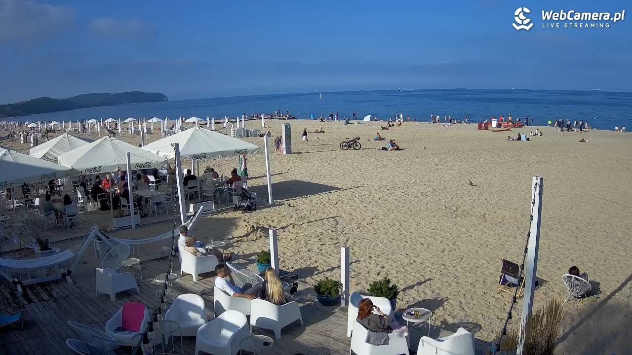 Sopot - widok na plażę NOWOŚĆ - 31 sierpień 2025, 16:22