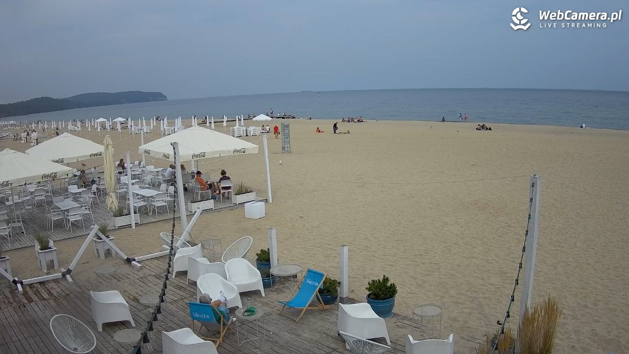 Sopot - widok na plażę NOWOŚĆ - 02 wresień 2025, 13:39