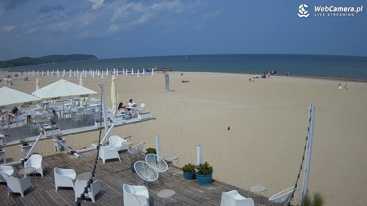 Sopot - widok na plażę NOWOŚĆ - 04 czerwiec 2025, 14:19