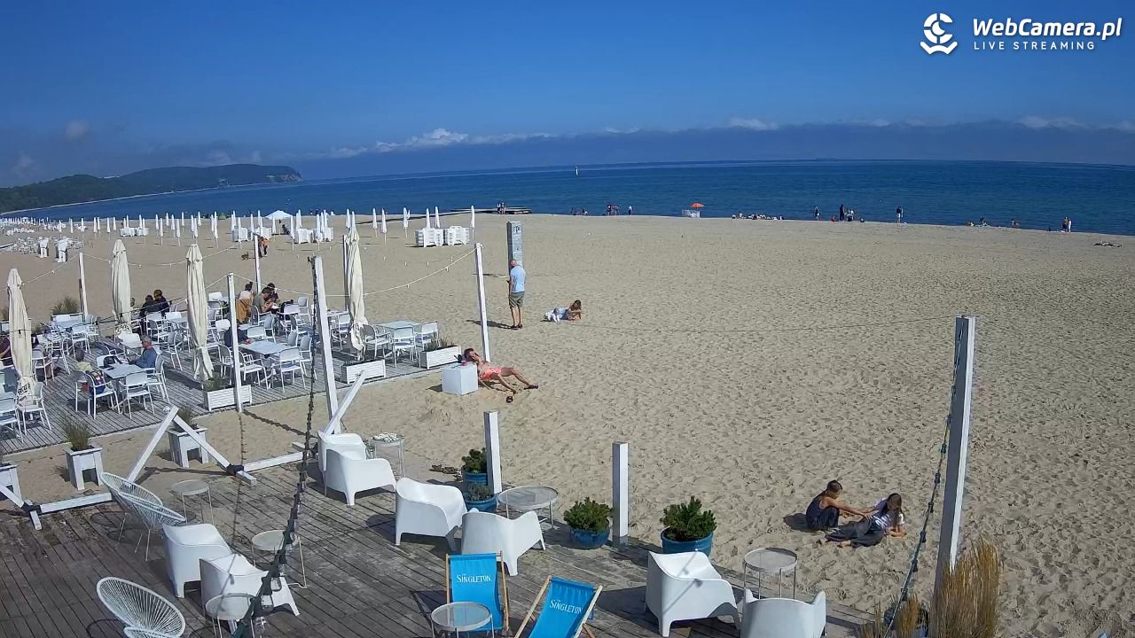 Sopot - widok na plażę NOWOŚĆ - 01 wresień 2025, 11:22