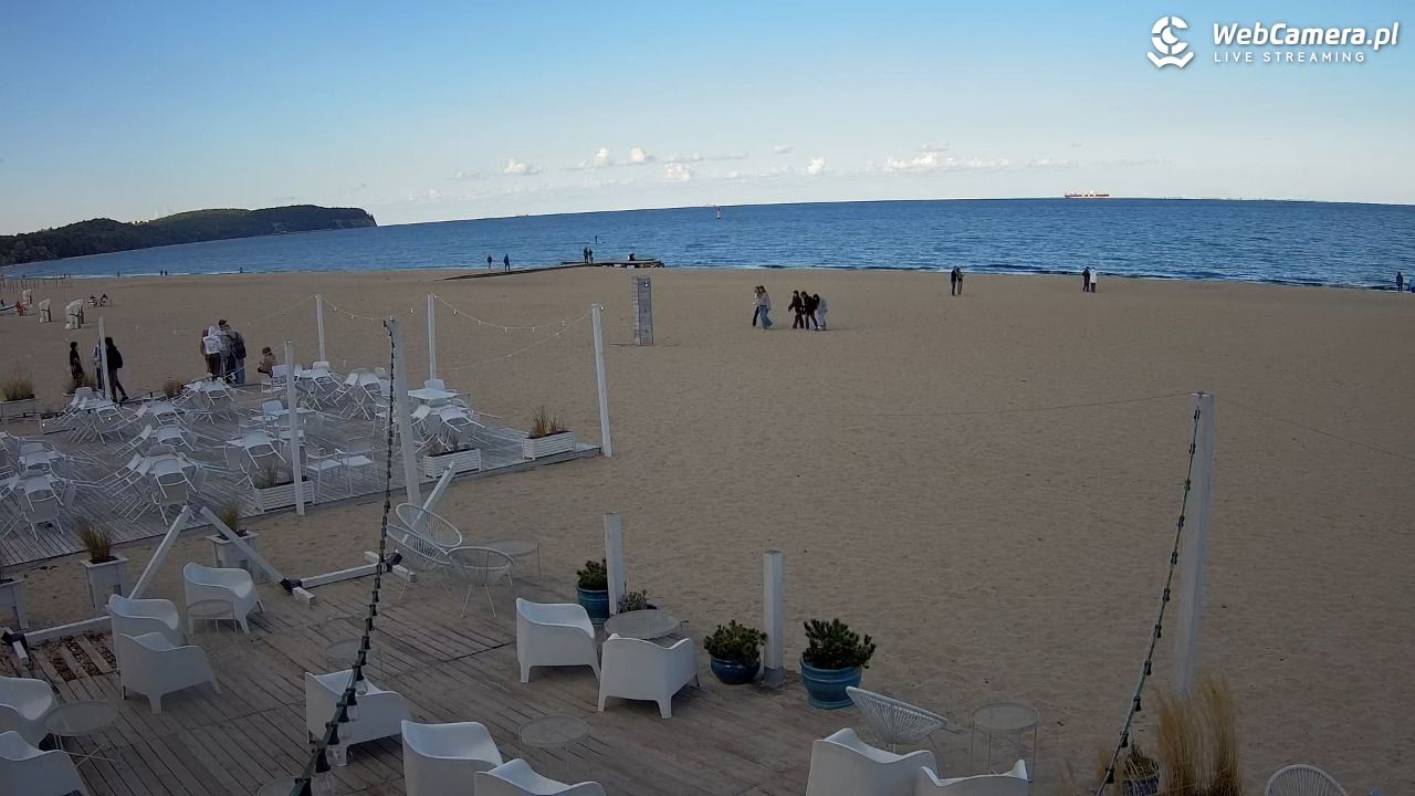 Sopot - widok na plażę NOWOŚĆ - 03 październik 2025, 15:47