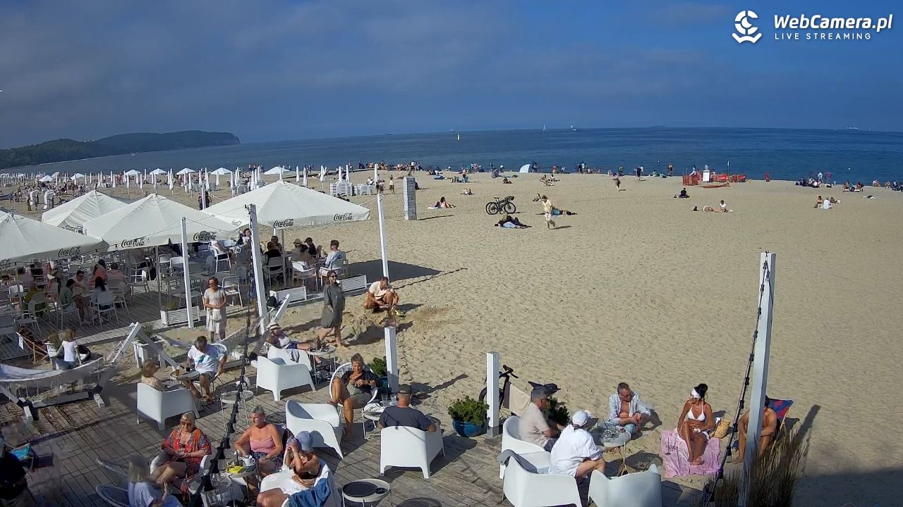 Sopot - widok na plażę NOWOŚĆ - 31 sierpień 2025, 15:26