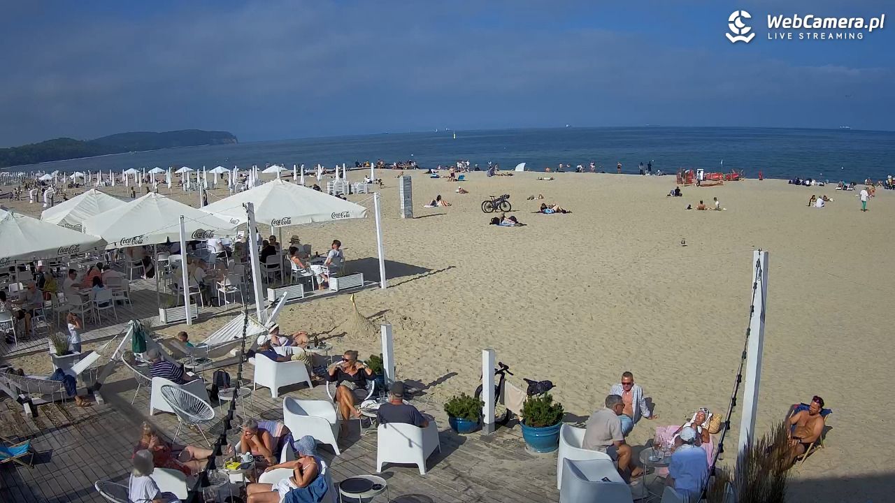 Sopot - widok na plażę NOWOŚĆ - 31 sierpień 2025, 15:16