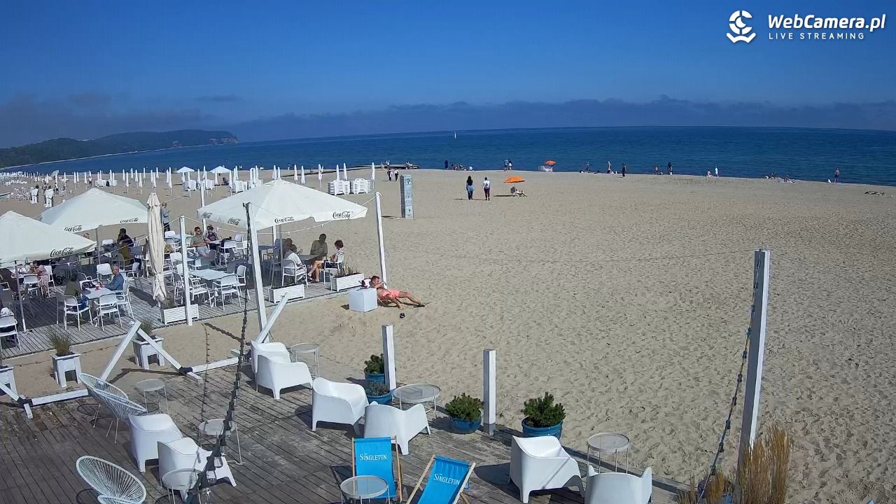 Sopot - widok na plażę NOWOŚĆ - 01 wresień 2025, 11:42