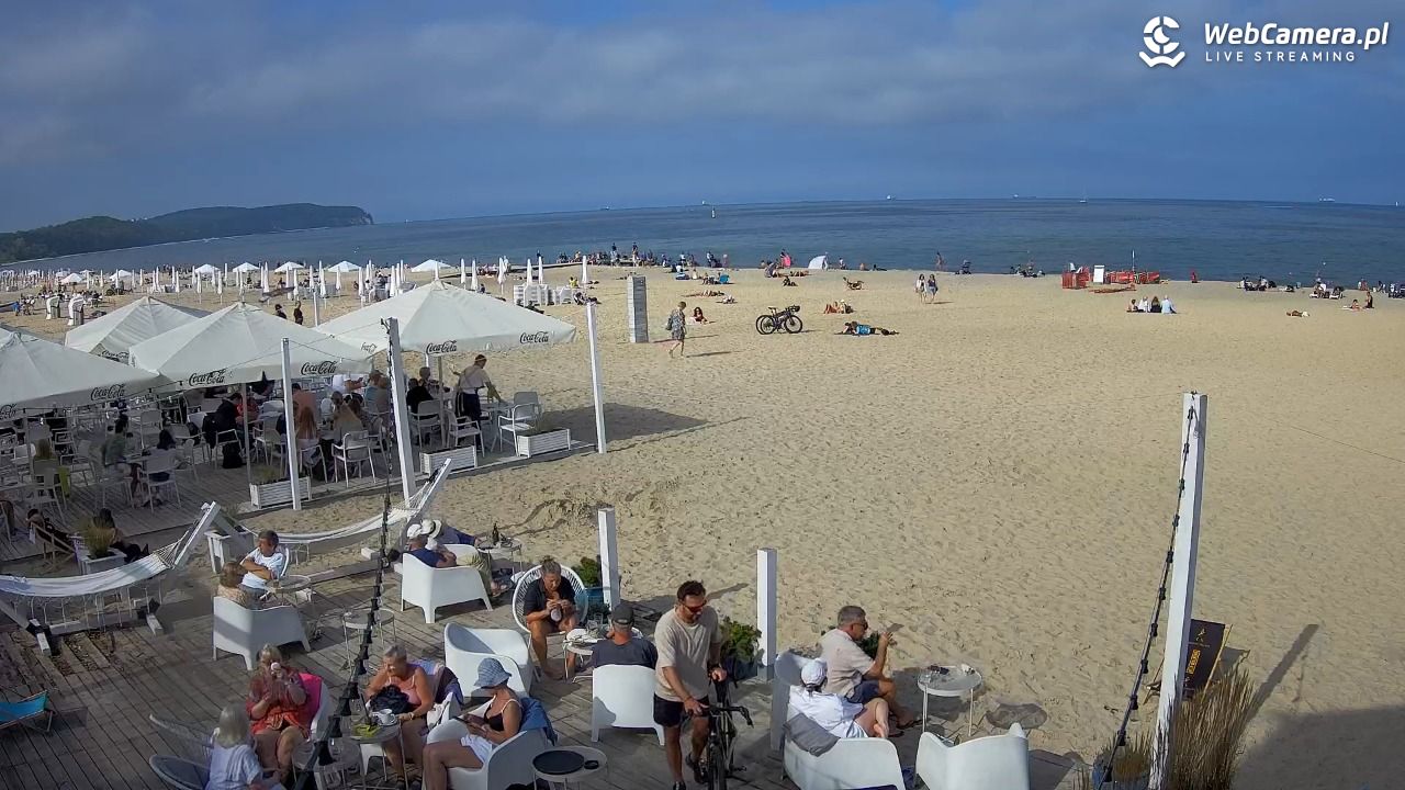 Sopot - widok na plażę NOWOŚĆ - 31 sierpień 2025, 15:44