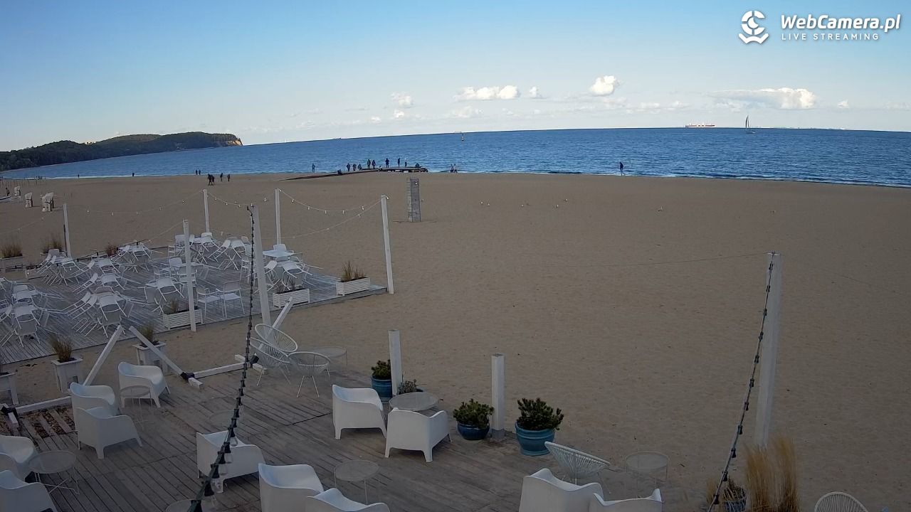 Sopot - widok na plażę NOWOŚĆ - 03 październik 2025, 14:57