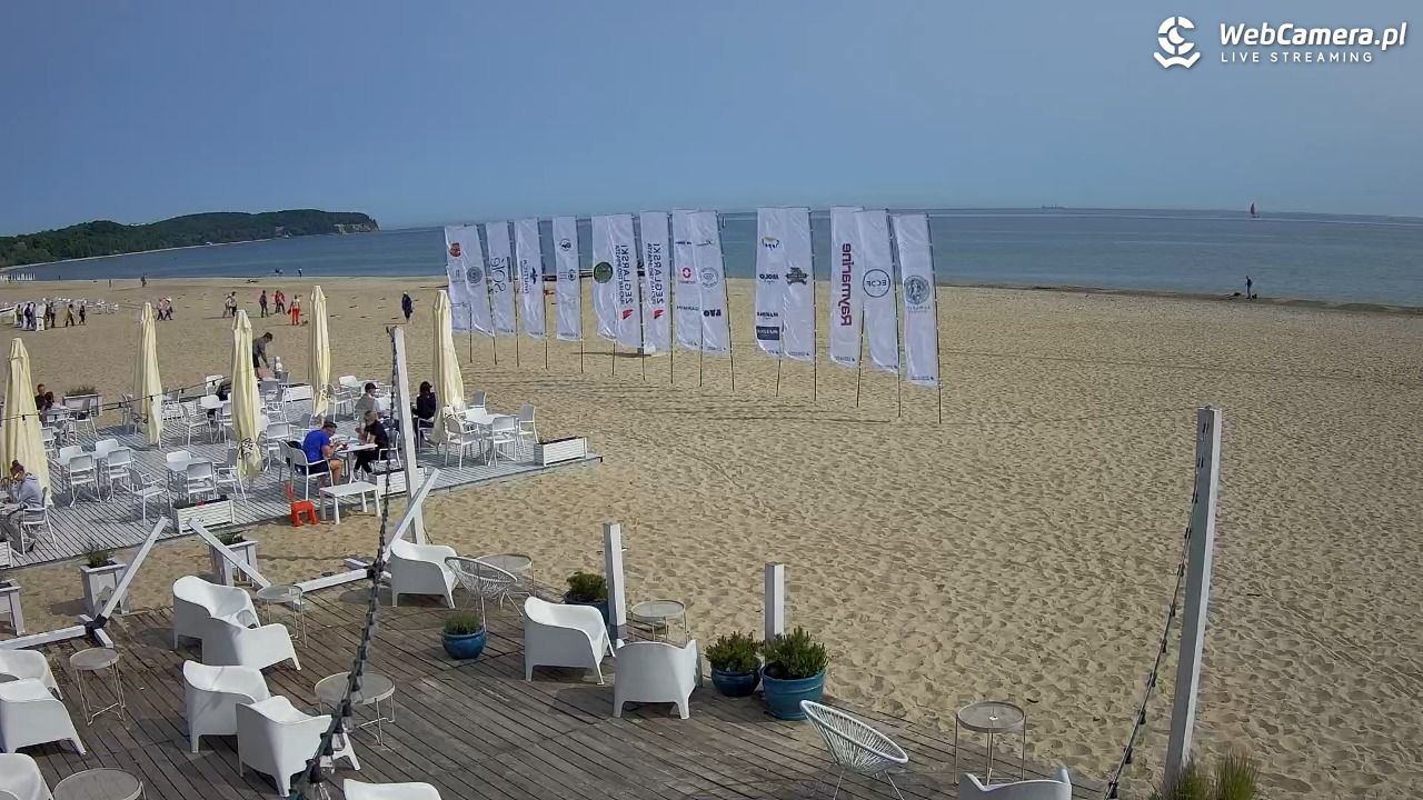 Sopot - widok na plażę NOWOŚĆ - 01 czerwiec 2025, 09:36