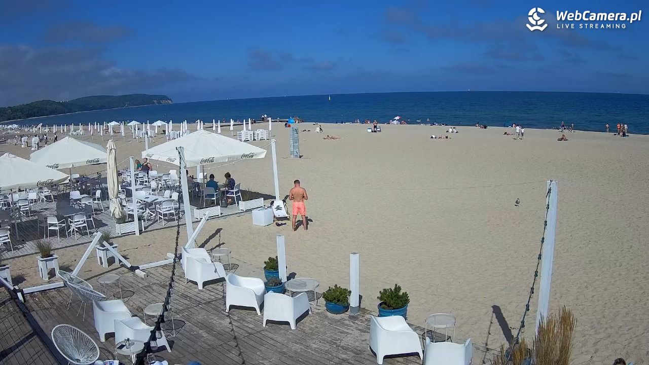 Sopot - widok na plażę NOWOŚĆ - 01 wresień 2025, 13:46