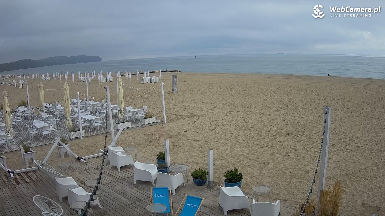 Sopot - widok na plażę NOWOŚĆ - 01 wresień 2025, 08:07