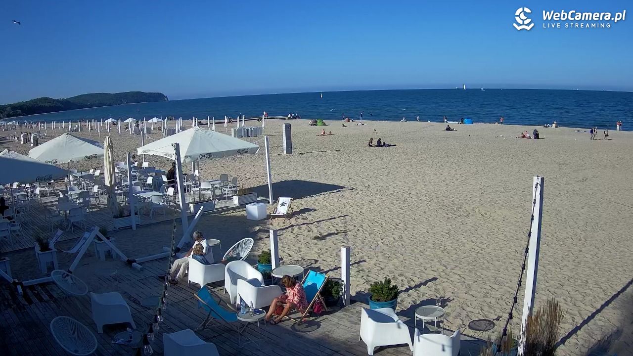 Sopot - widok na plażę NOWOŚĆ - 01 wresień 2025, 16:27
