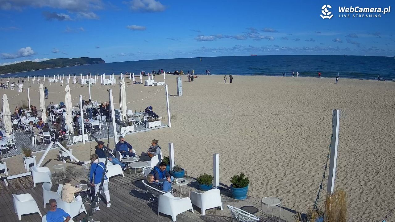 Sopot - widok na plażę NOWOŚĆ - 28 wresień 2025, 11:42