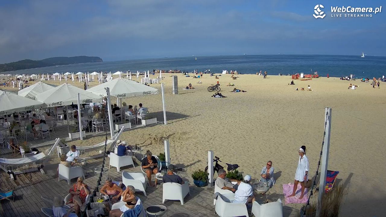 Sopot - widok na plażę NOWOŚĆ - 31 sierpień 2025, 15:30