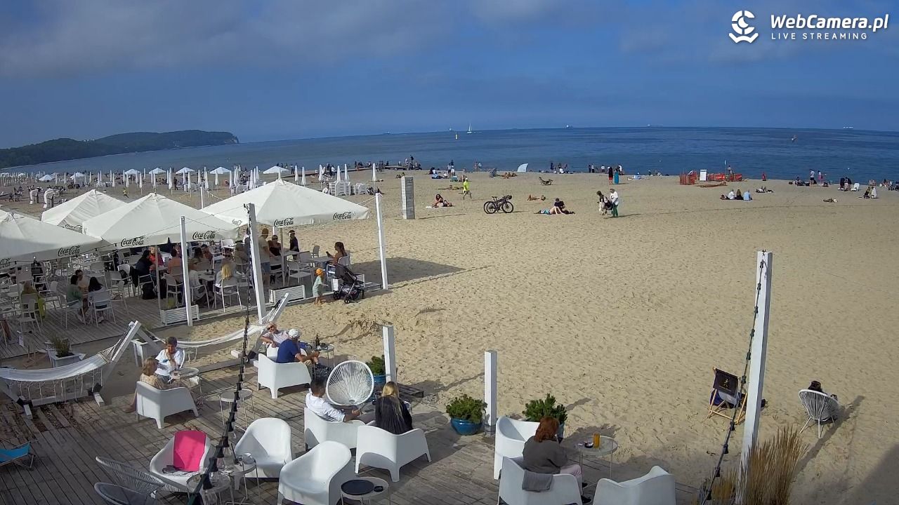 Sopot - widok na plażę NOWOŚĆ - 31 sierpień 2025, 15:57