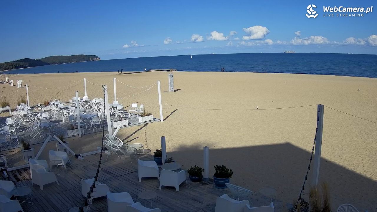Sopot - widok na plażę NOWOŚĆ - 03 październik 2025, 14:07