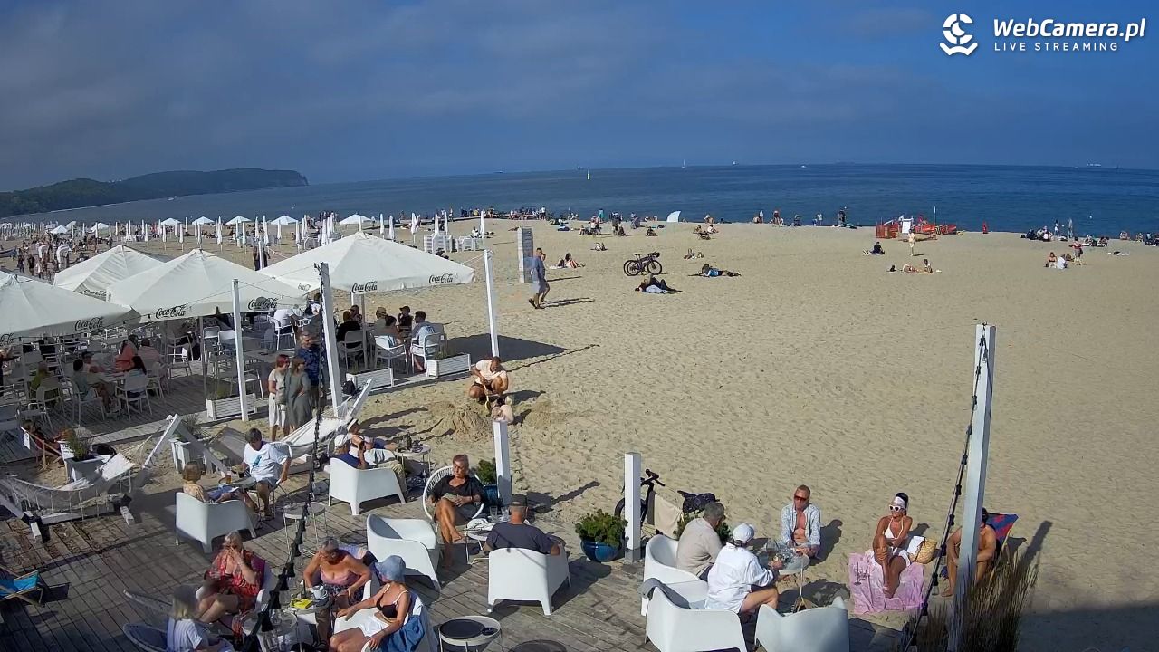 Sopot - widok na plażę NOWOŚĆ - 31 sierpień 2025, 15:25