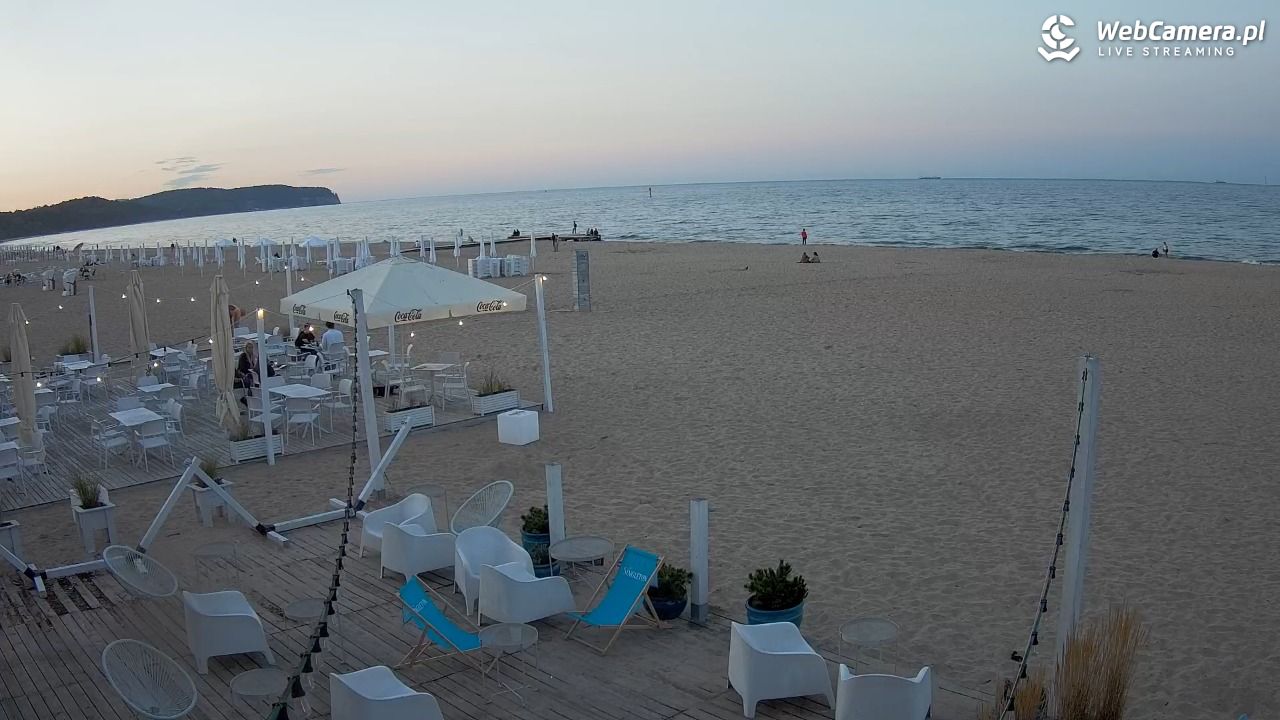 Sopot - widok na plażę NOWOŚĆ - 01 wresień 2025, 19:41