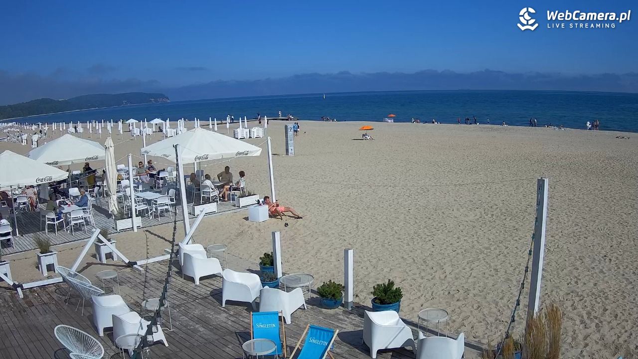 Sopot - widok na plażę NOWOŚĆ - 01 wresień 2025, 11:41
