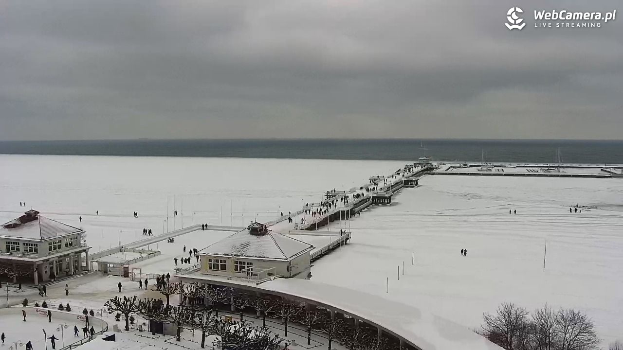 SOPOT - widok na Monciak - 08 luty 2026, 10:50