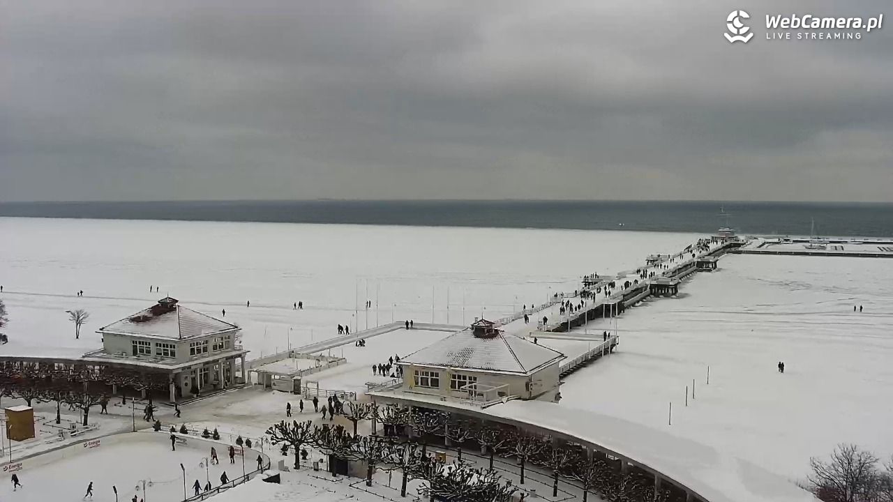 SOPOT - widok na Monciak - 08 luty 2026, 10:50