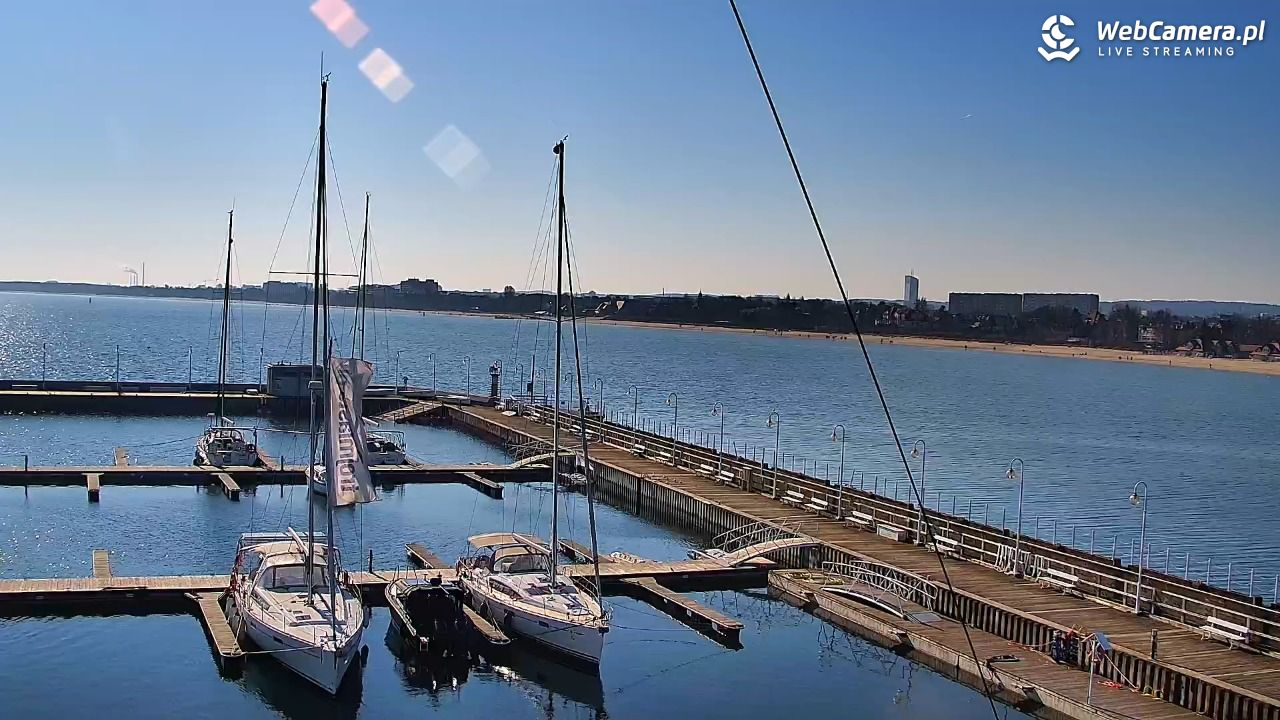 SOPOT - widok z molo - 22 marzec 2026, 09:37