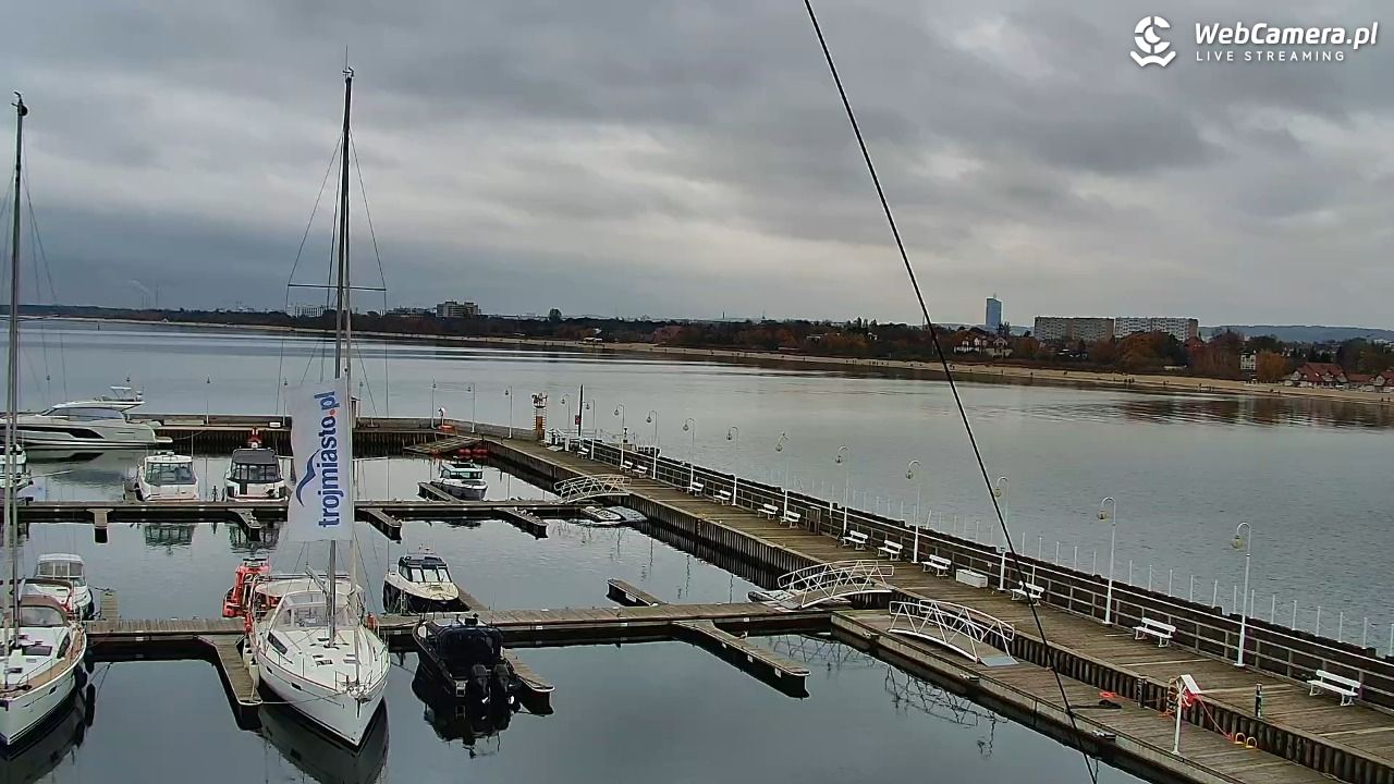 SOPOT - widok z molo - 02 listopad 2025, 13:50