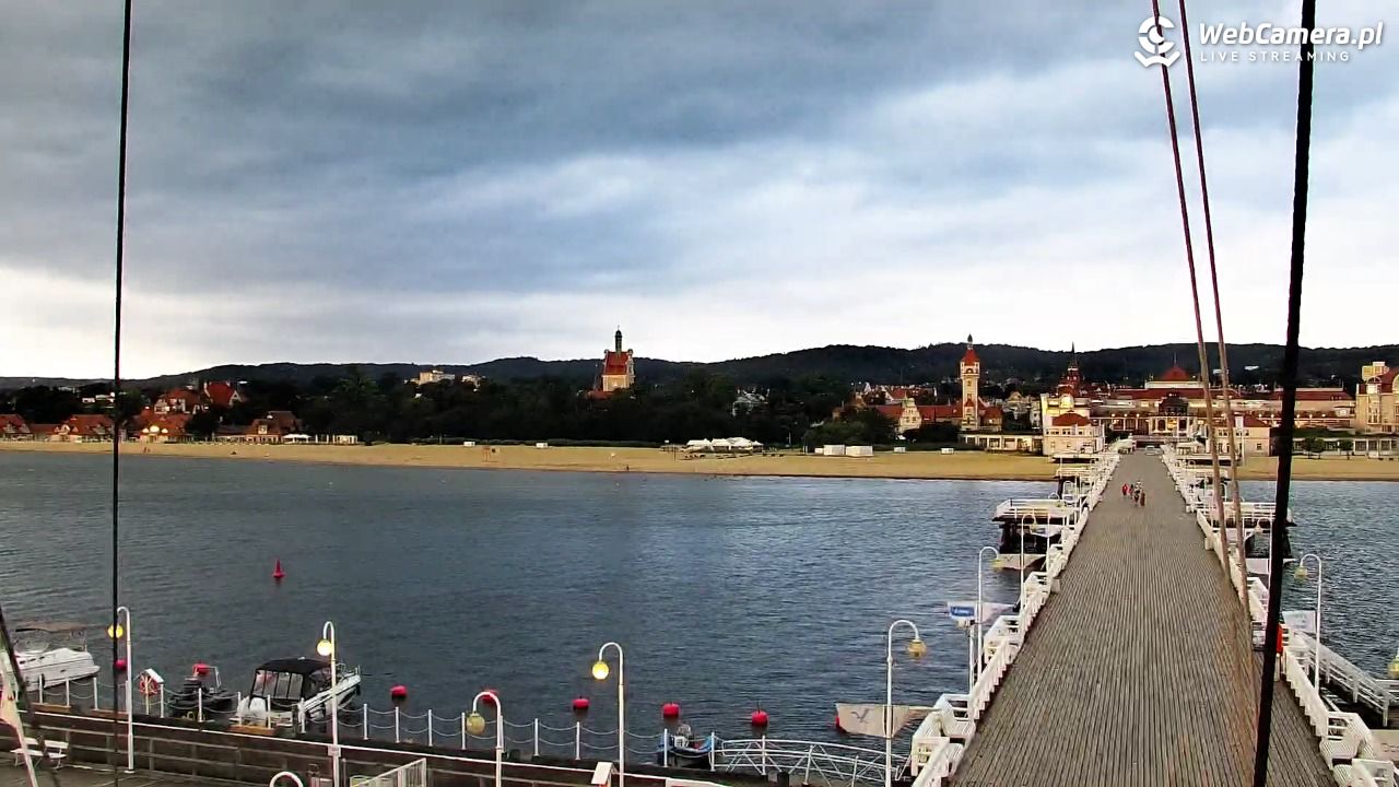 SOPOT - widok z molo - 06 sierpień 2026, 06:21