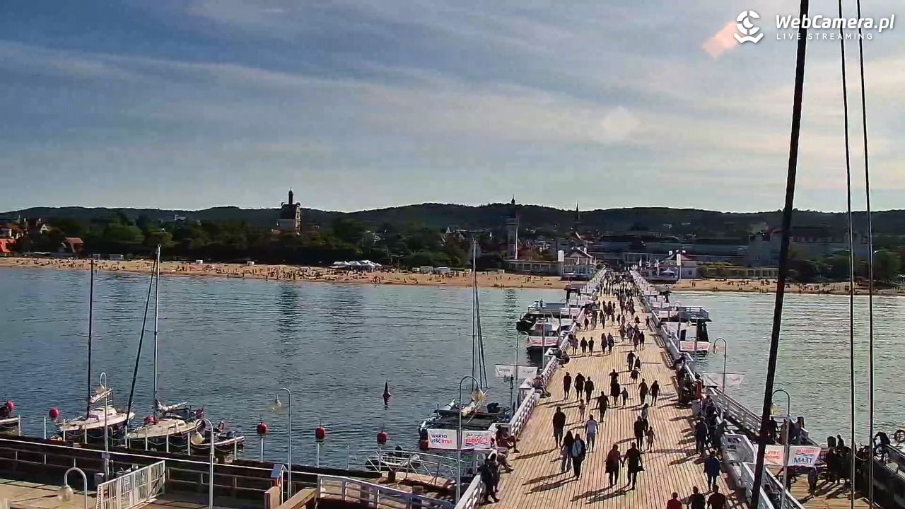 SOPOT - widok z molo - 14 czerwiec 2025, 17:36