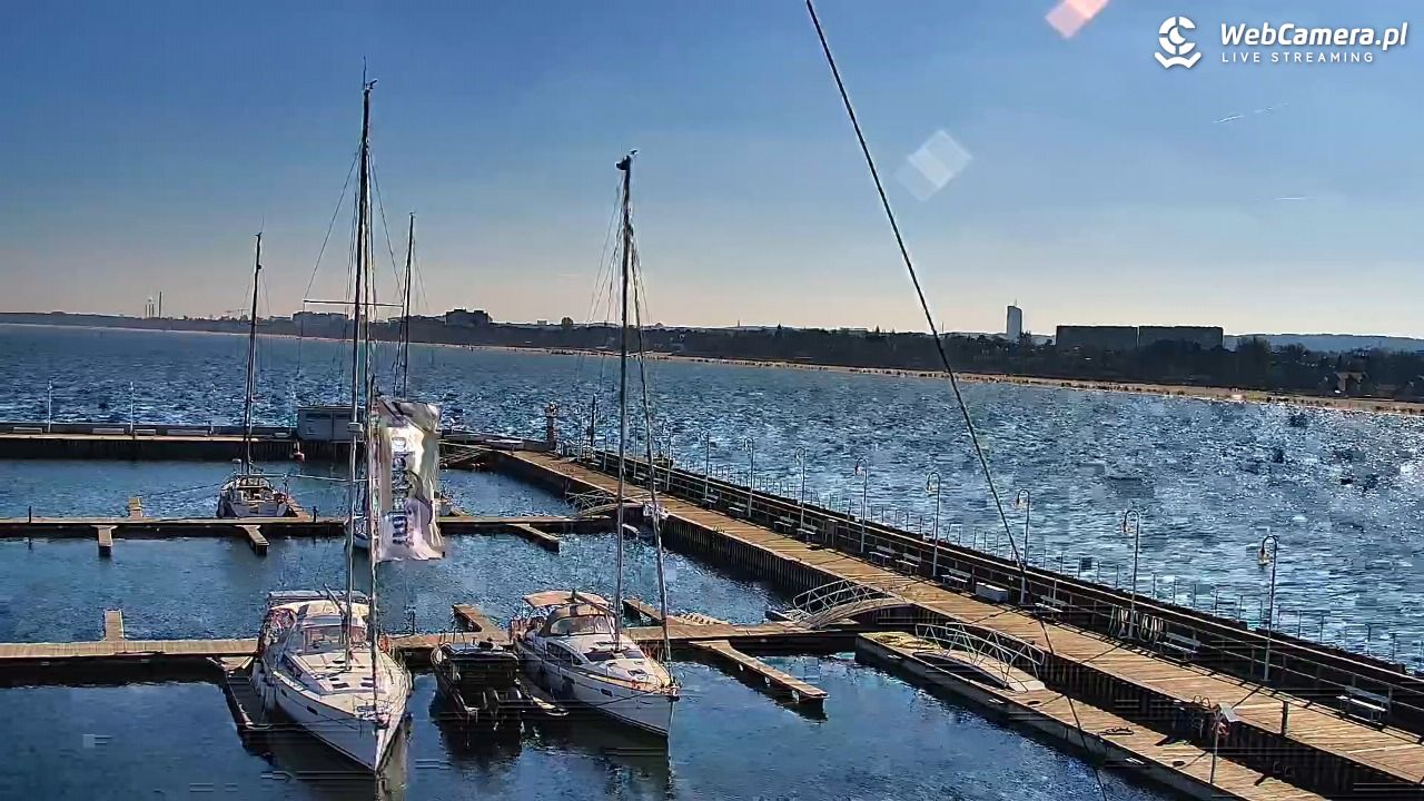 SOPOT - widok z molo - 22 marzec 2026, 13:27
