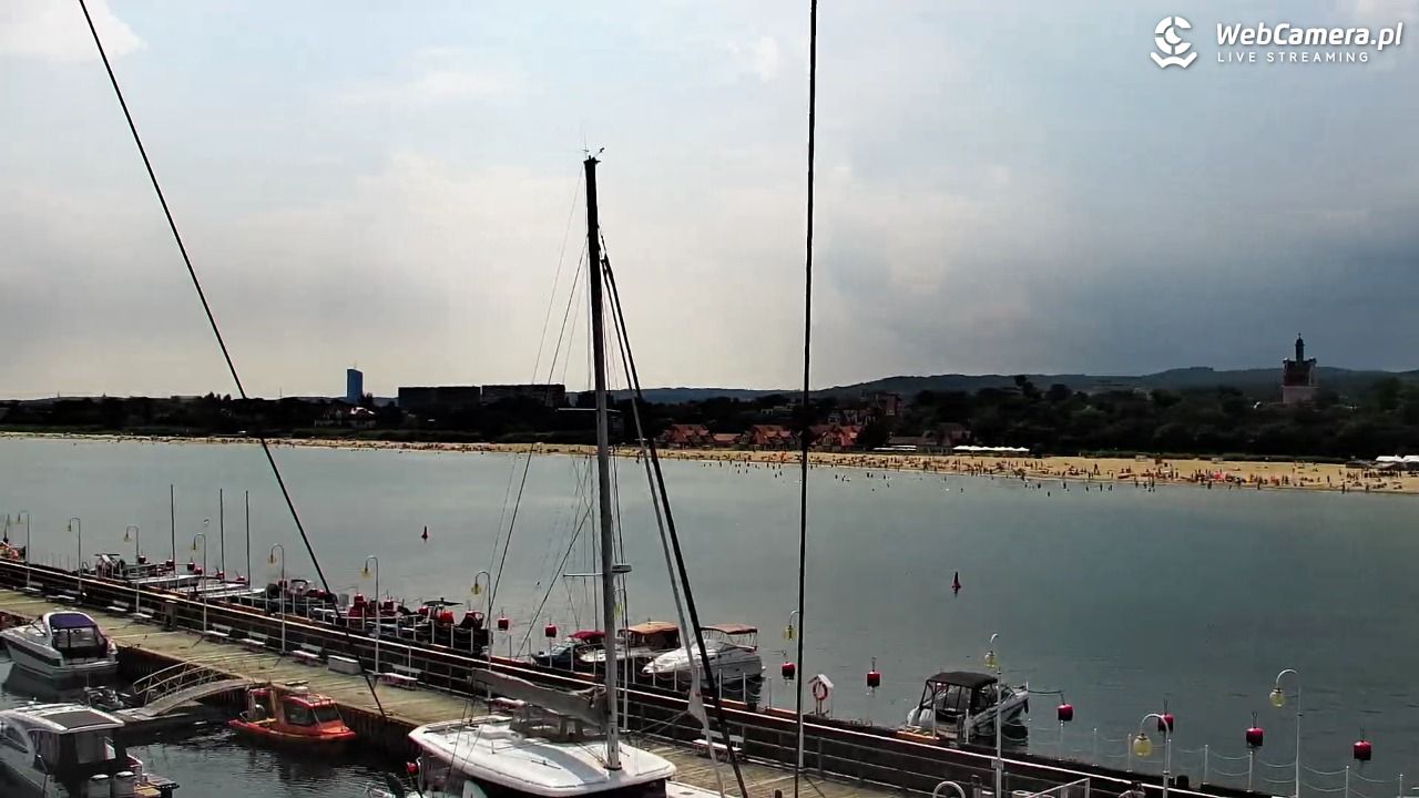 SOPOT - widok z molo - 06 sierpień 2026, 13:15