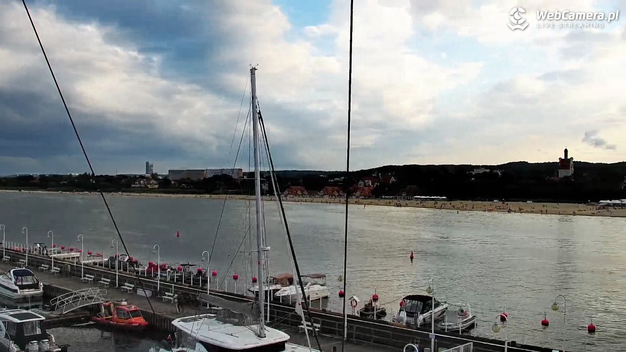 SOPOT - widok z molo - 06 sierpień 2026, 18:34