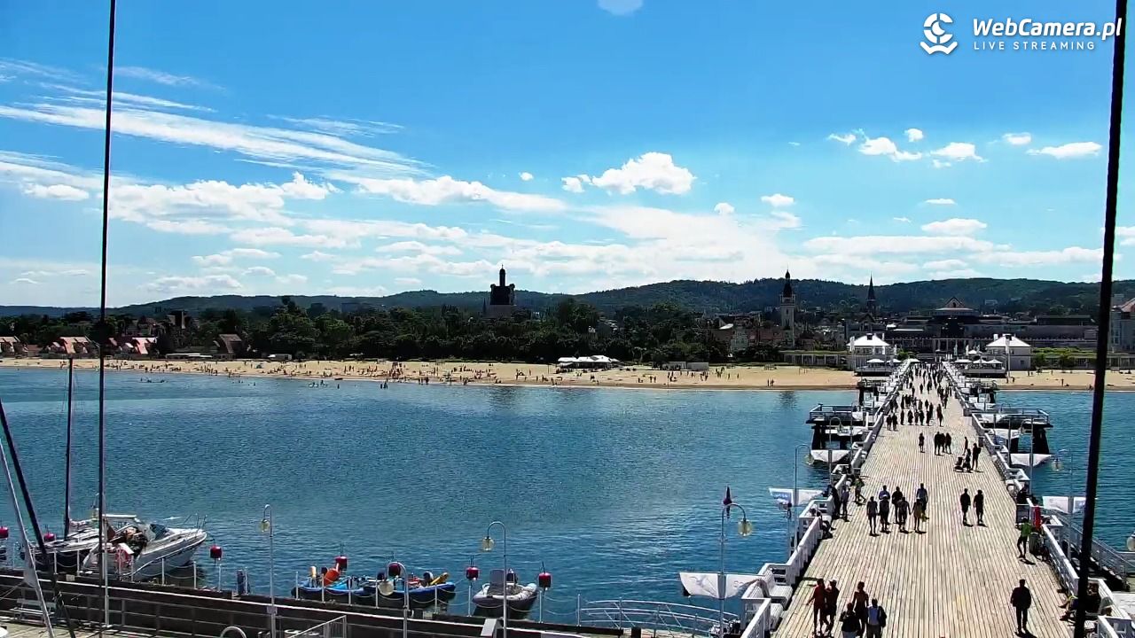 SOPOT - widok z molo - 23 czerwiec 2026, 15:00