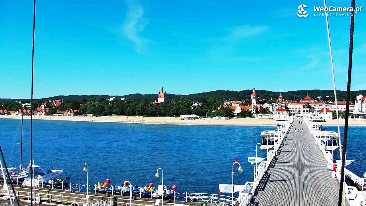 SOPOT - widok z molo - 22 czerwiec 2026, 09:13