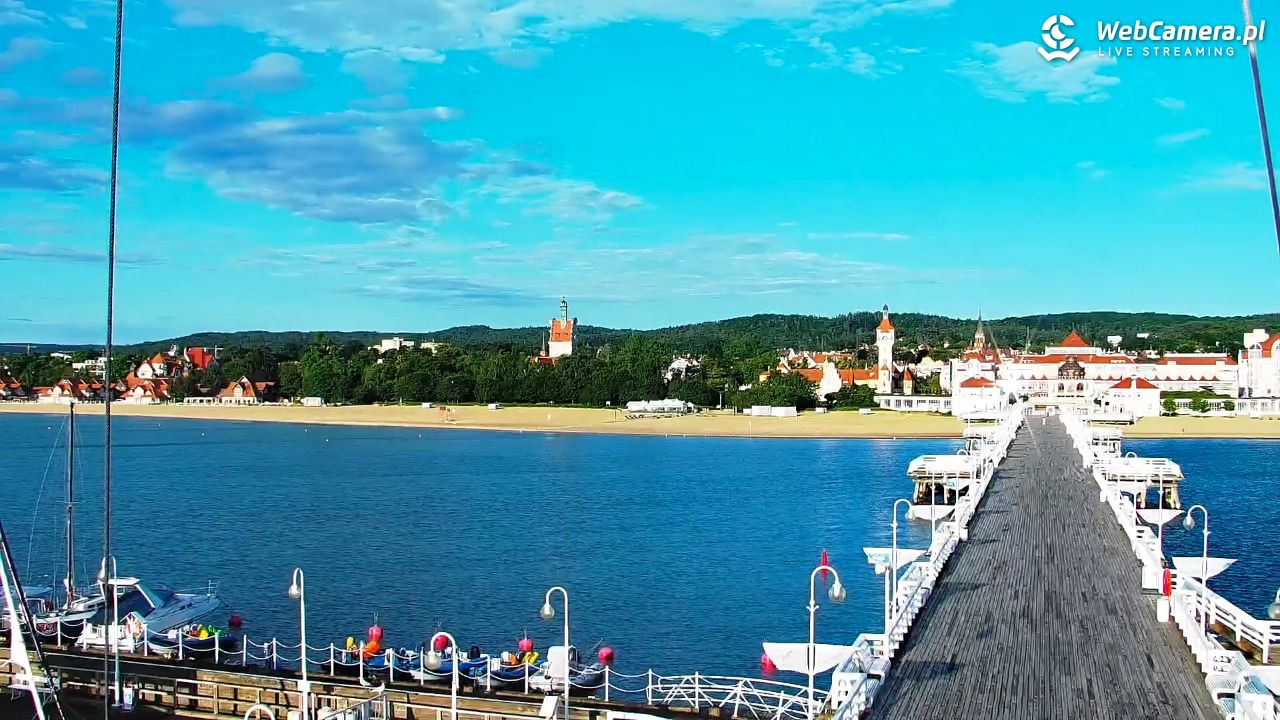 SOPOT - widok z molo - 22 czerwiec 2026, 06:01