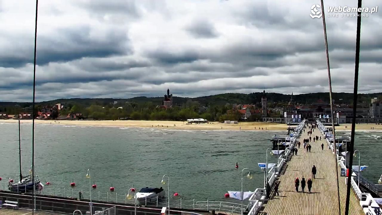 SOPOT - widok z molo - 07 maj 2026, 11:58