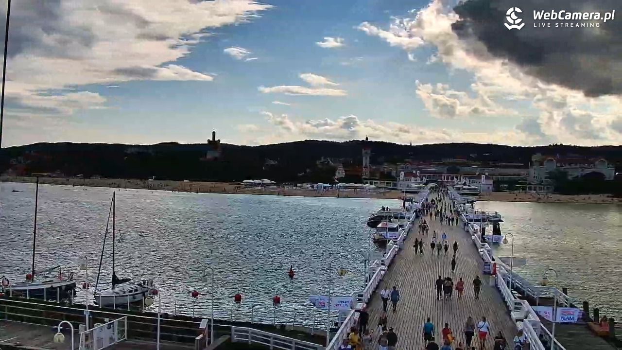 SOPOT - widok z molo - 01 sierpień 2025, 16:46