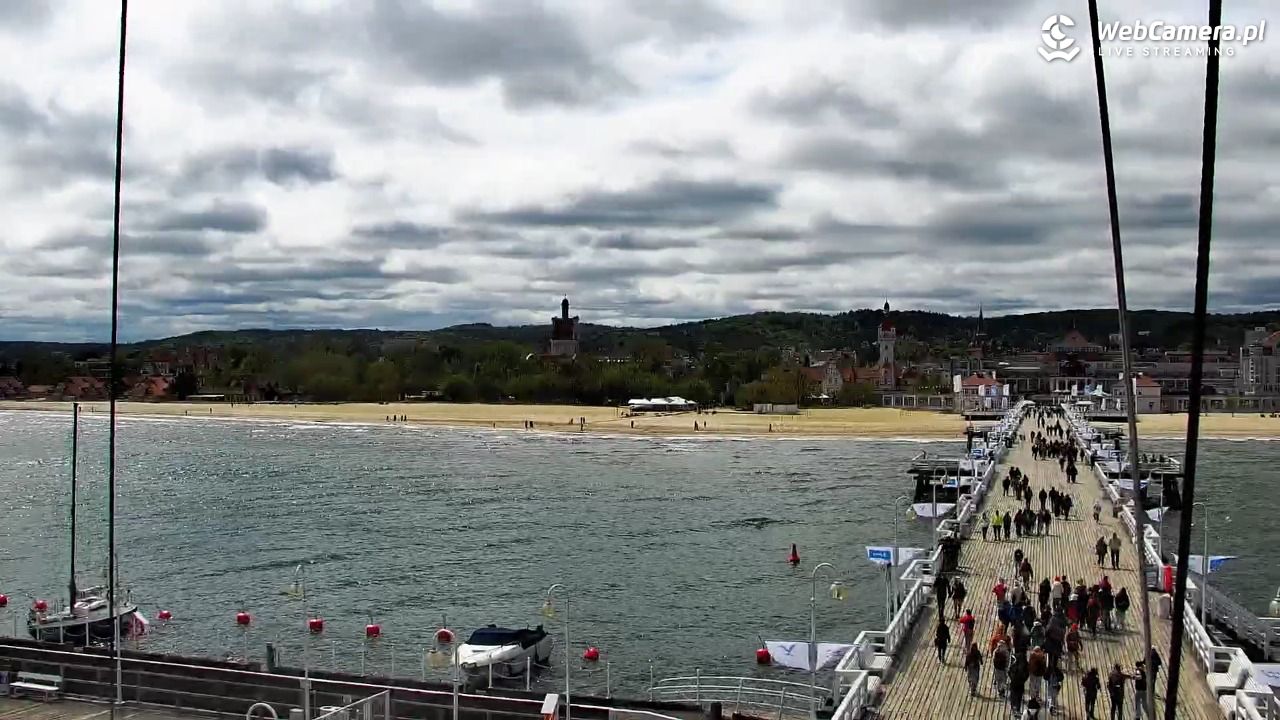 SOPOT - widok z molo - 07 maj 2026, 13:29