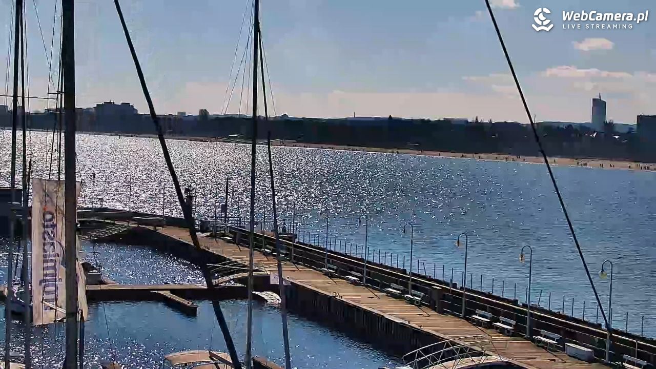 SOPOT - widok z molo - 22 marzec 2026, 11:07