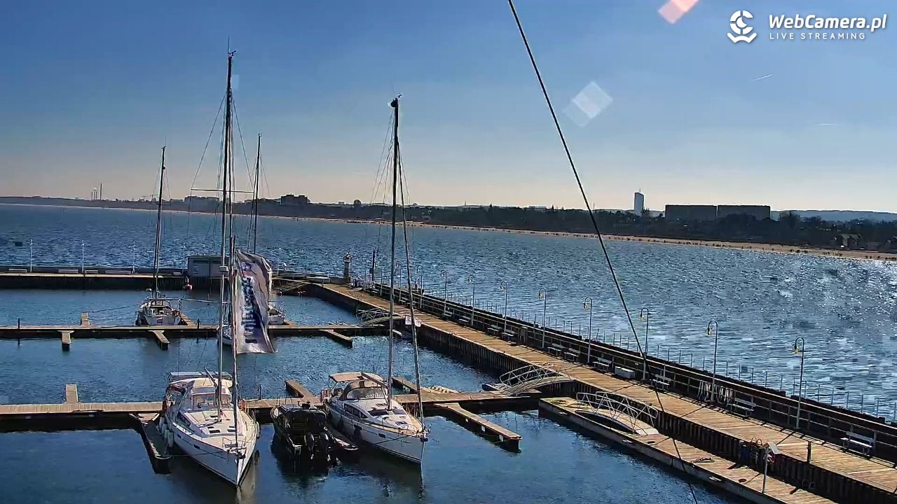 SOPOT - widok z molo - 22 marzec 2026, 13:27