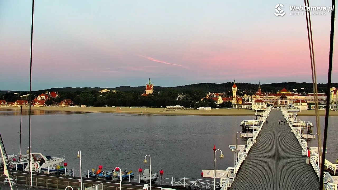 SOPOT - widok z molo - 23 czerwiec 2026, 03:57