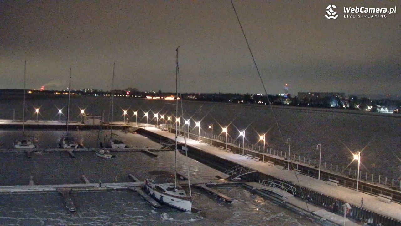SOPOT - widok z molo - 05 luty 2026, 01:10