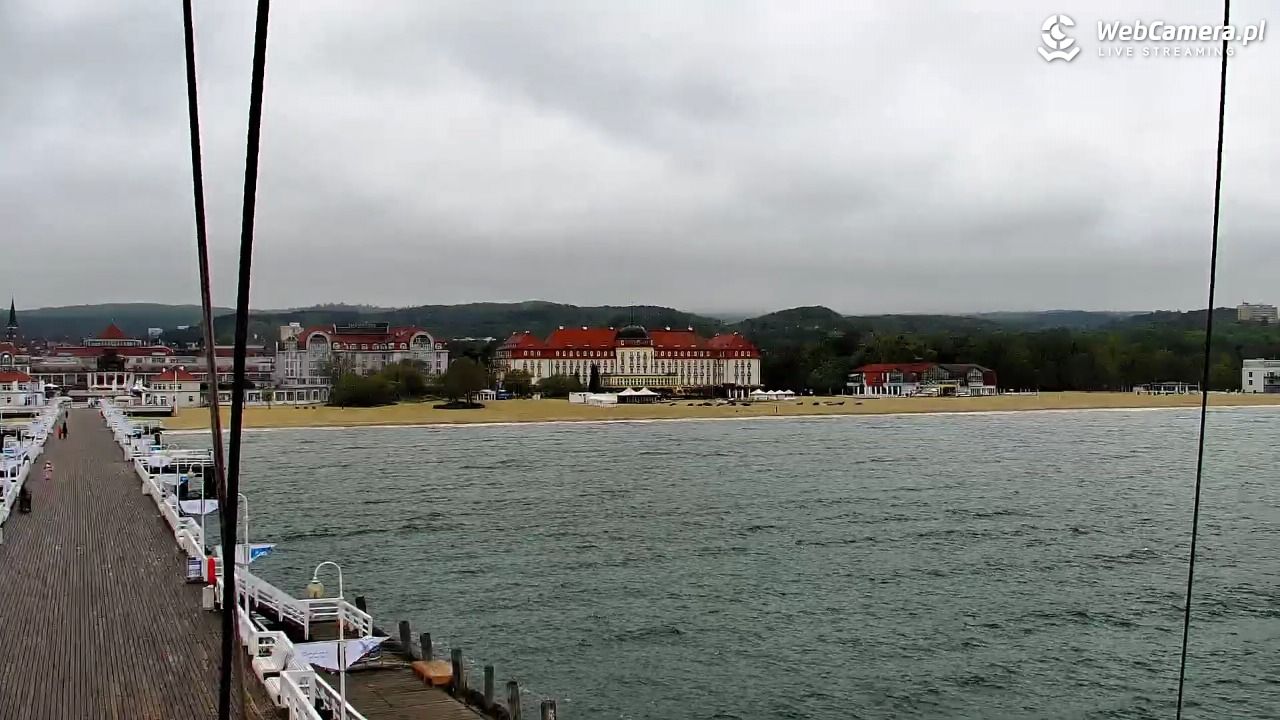 SOPOT - widok z molo - 06 maj 2026, 08:01