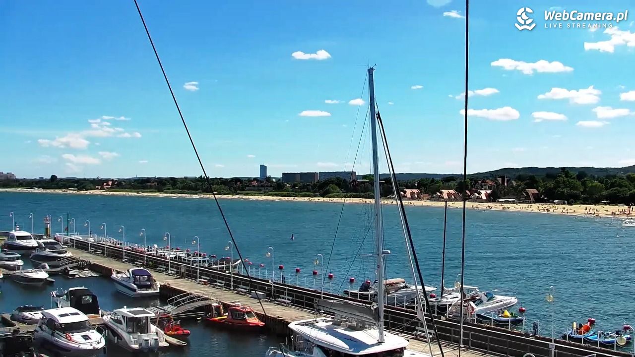 SOPOT - widok z molo - 22 czerwiec 2026, 15:10