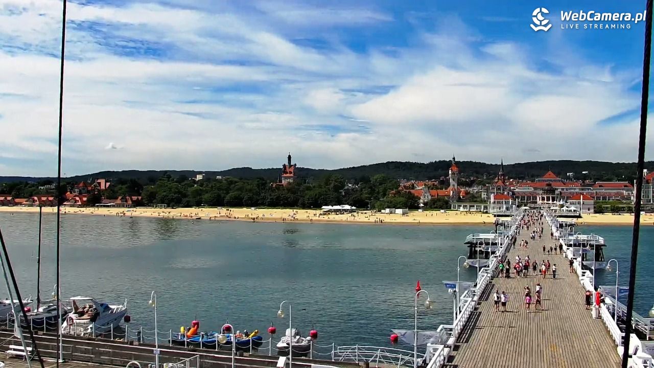 SOPOT - widok z molo - 23 czerwiec 2026, 11:00