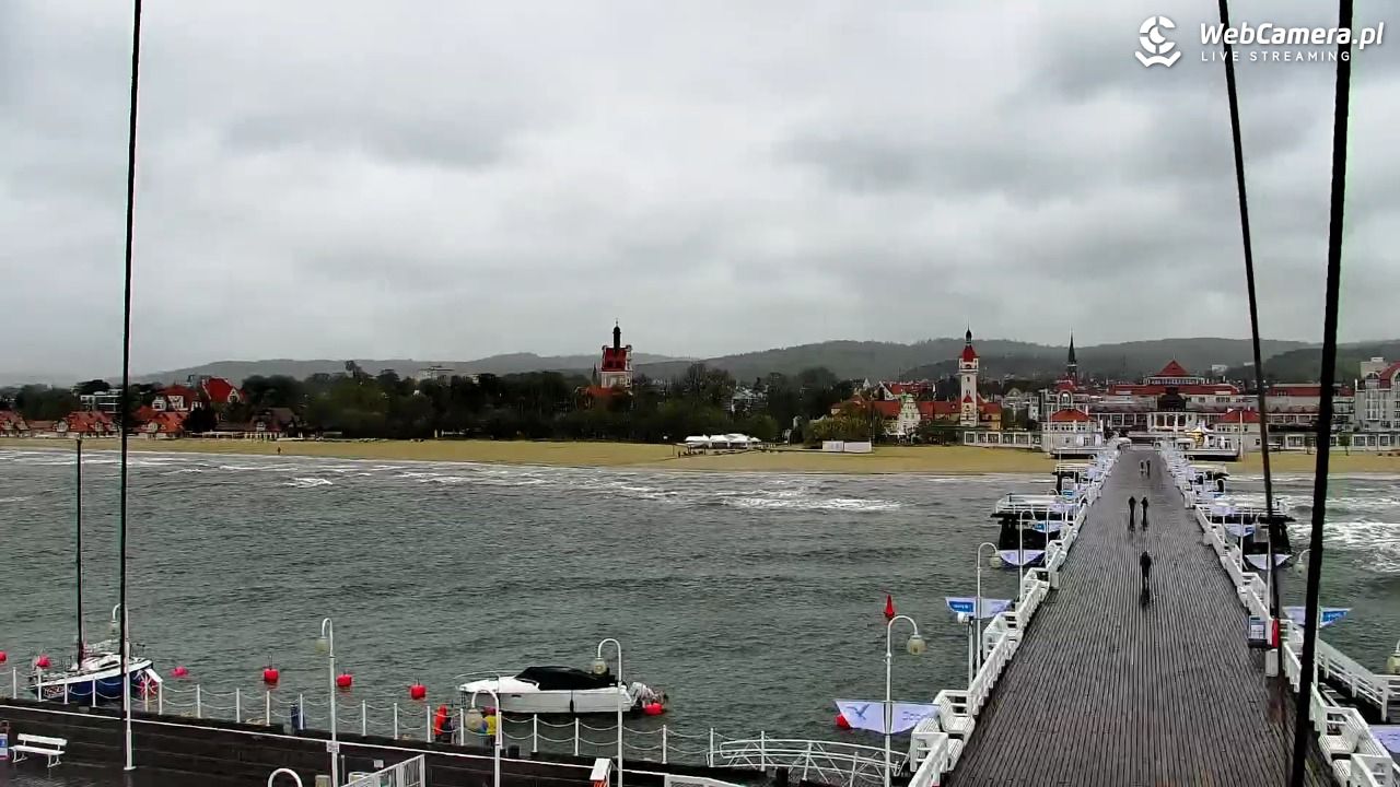 SOPOT - widok z molo - 06 maj 2026, 16:37