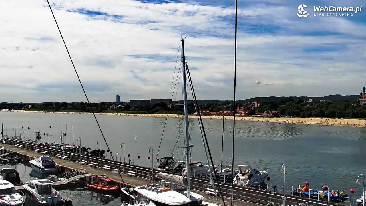 SOPOT - widok z molo - 23 czerwiec 2026, 11:02