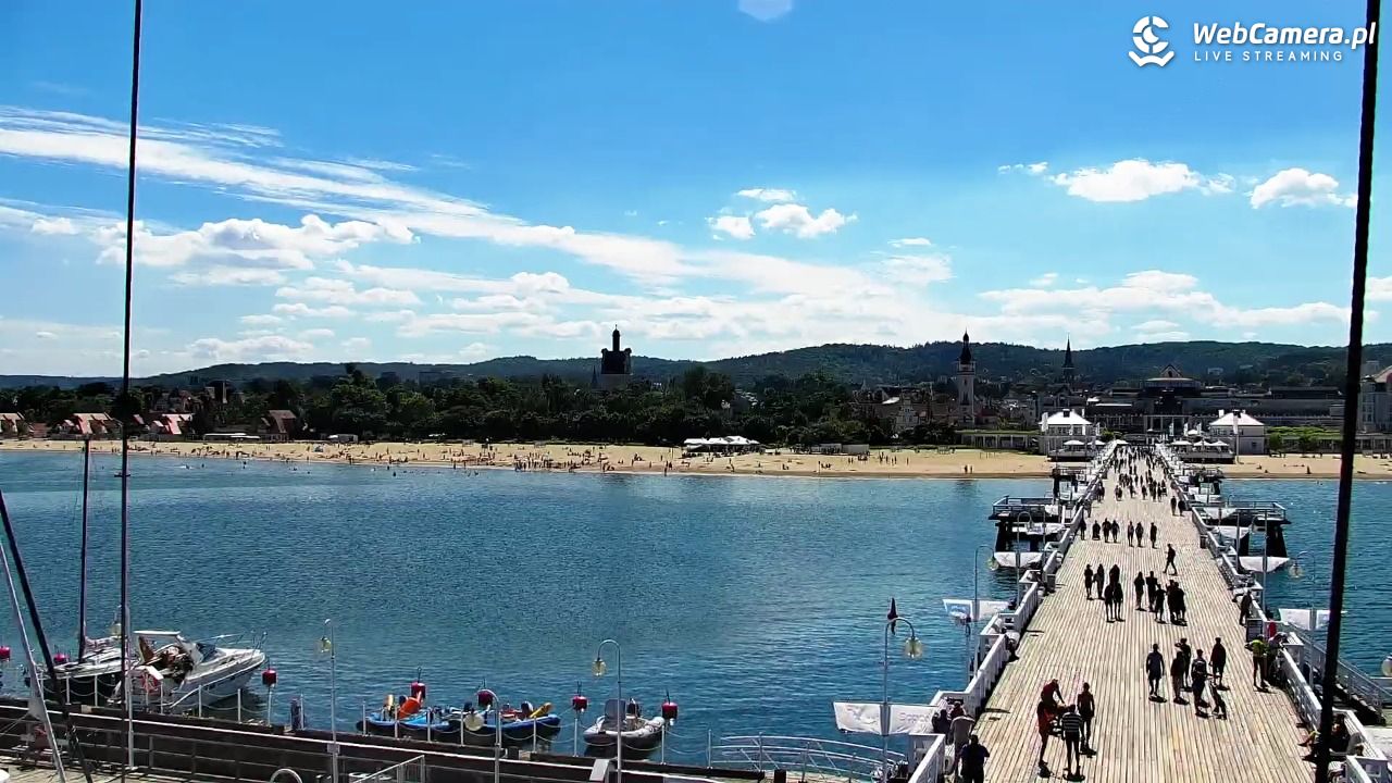 SOPOT - widok z molo - 23 czerwiec 2026, 15:03