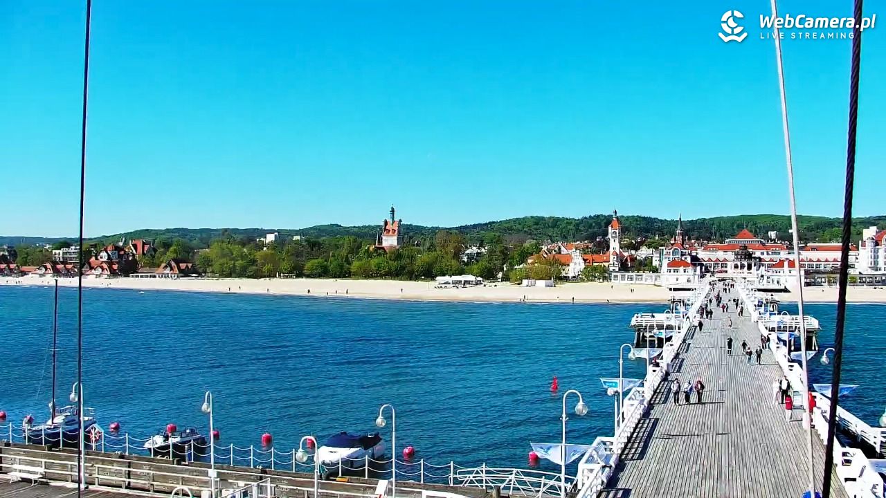 SOPOT - widok z molo - 09 maj 2026, 09:38