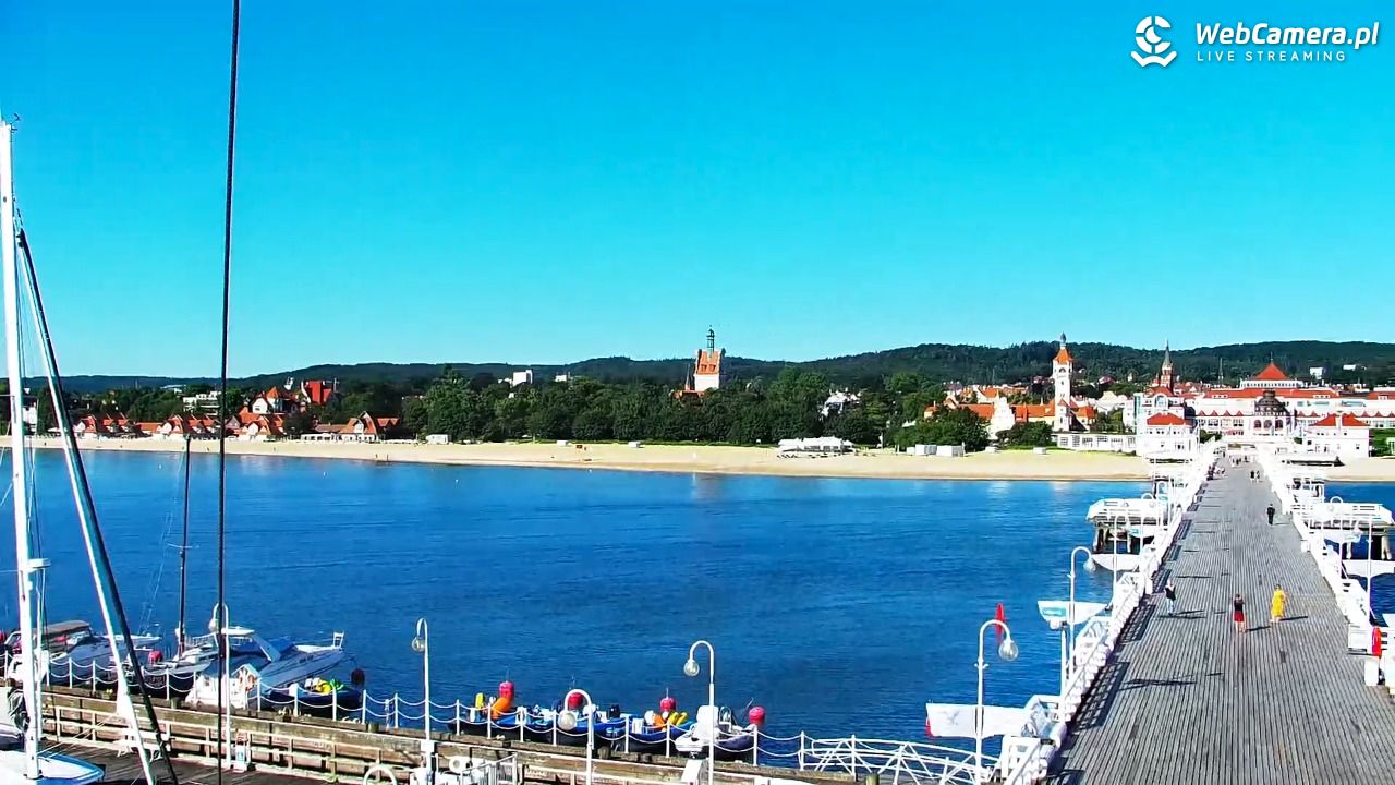 SOPOT - widok z molo - 22 czerwiec 2026, 08:09